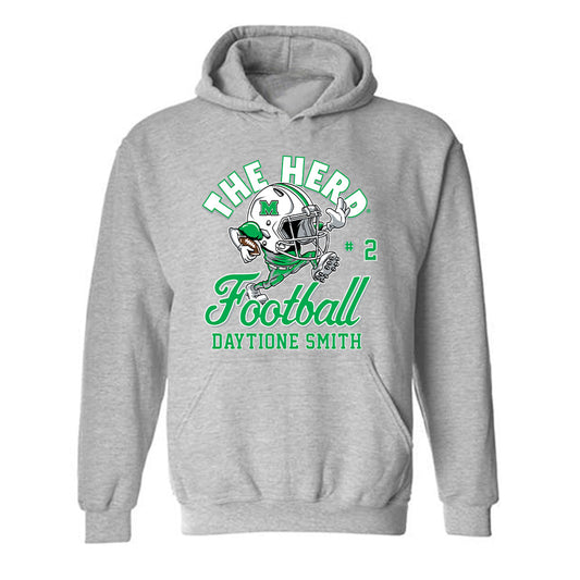 Marshall - NCAA Football : Daytione Smith - Hooded Sweatshirt Fashion Shersey