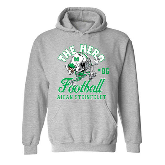Marshall - NCAA Football : Aidan Steinfeldt - Hooded Sweatshirt Fashion Shersey