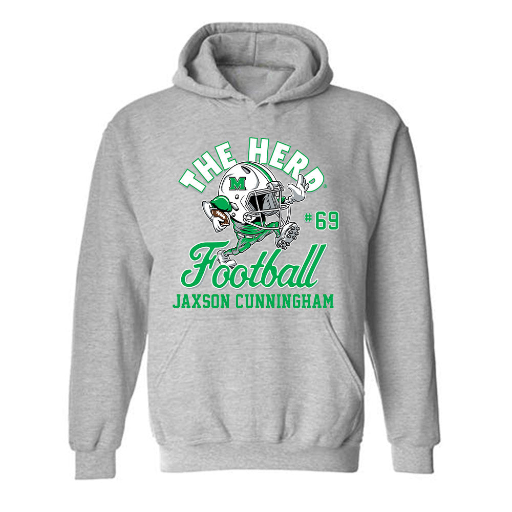 Marshall - NCAA Football : Jaxson Cunningham - Hooded Sweatshirt Fashion Shersey