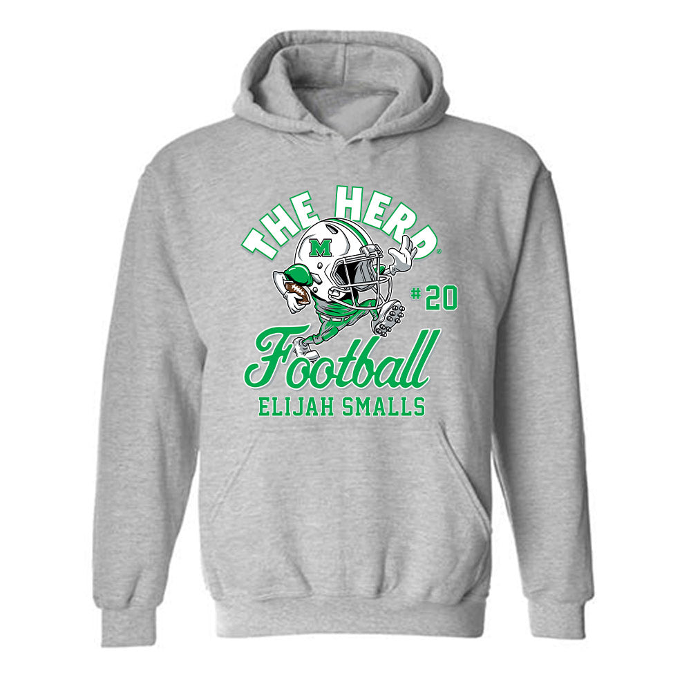 Marshall - NCAA Football : Elijah Smalls - Hooded Sweatshirt Fashion Shersey