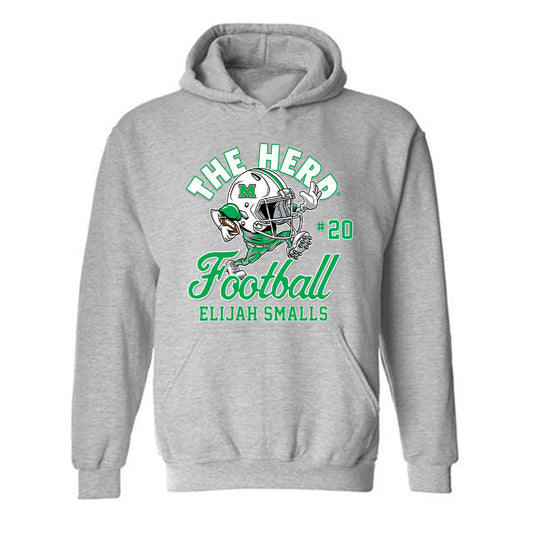 Marshall - NCAA Football : Elijah Smalls - Hooded Sweatshirt Fashion Shersey