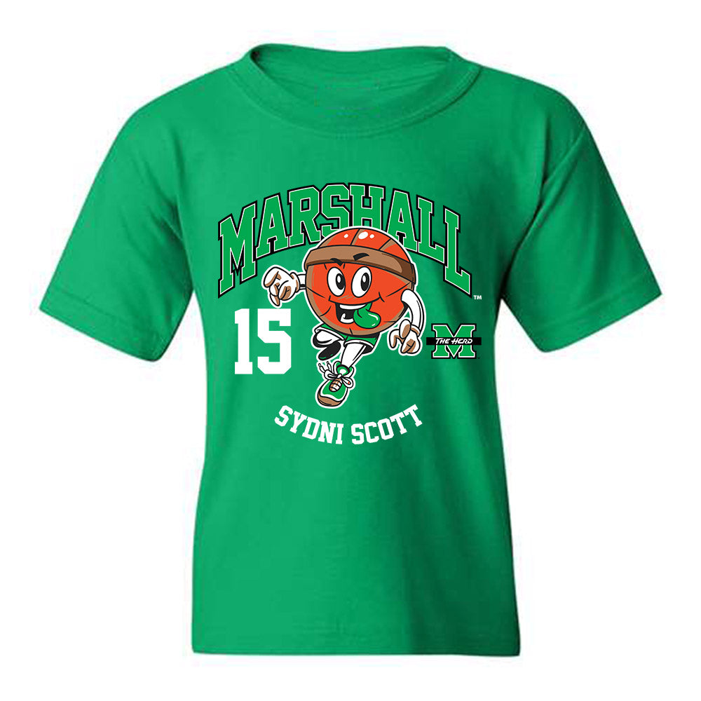 Marshall - NCAA Women's Basketball : Sydni Scott - Youth T-Shirt Fashion Shersey