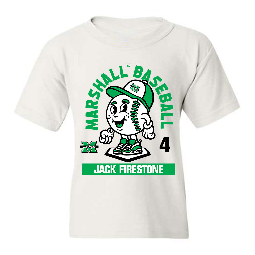 Marshall - NCAA Baseball : Jack Firestone - Youth T-Shirt Fashion Shersey