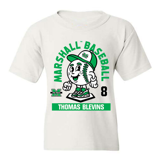 Marshall - NCAA Baseball : Thomas Blevins - Youth T-Shirt Fashion Shersey