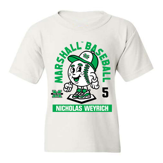 Marshall - NCAA Baseball : Nicholas Weyrich - Youth T-Shirt Fashion Shersey