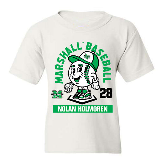 Marshall - NCAA Baseball : Nolan Holmgren - Youth T-Shirt Fashion Shersey