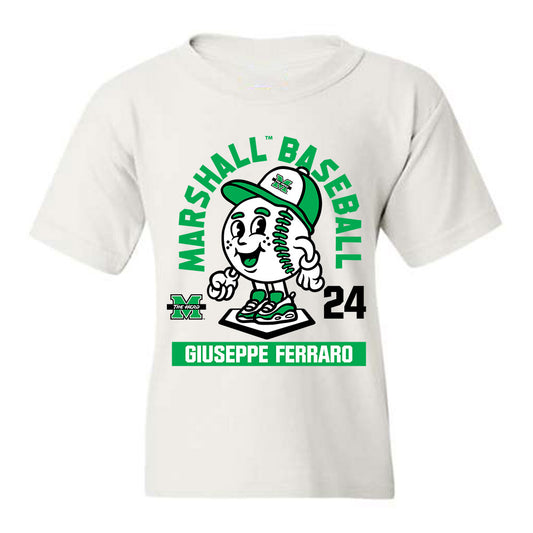 Marshall - NCAA Baseball : Giuseppe Ferraro - Youth T-Shirt Fashion Shersey