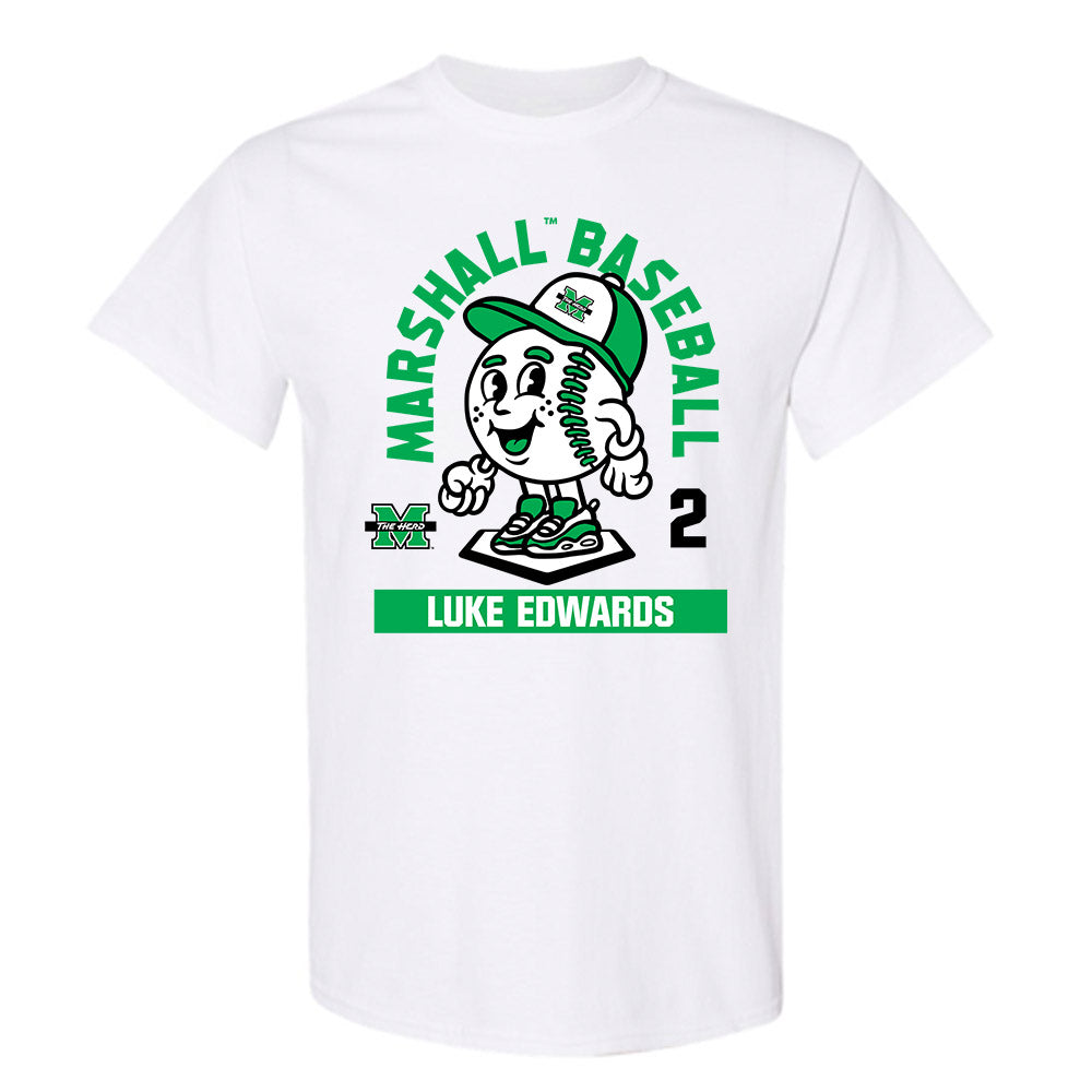 Marshall - NCAA Baseball : Luke Edwards - T-Shirt Fashion Shersey