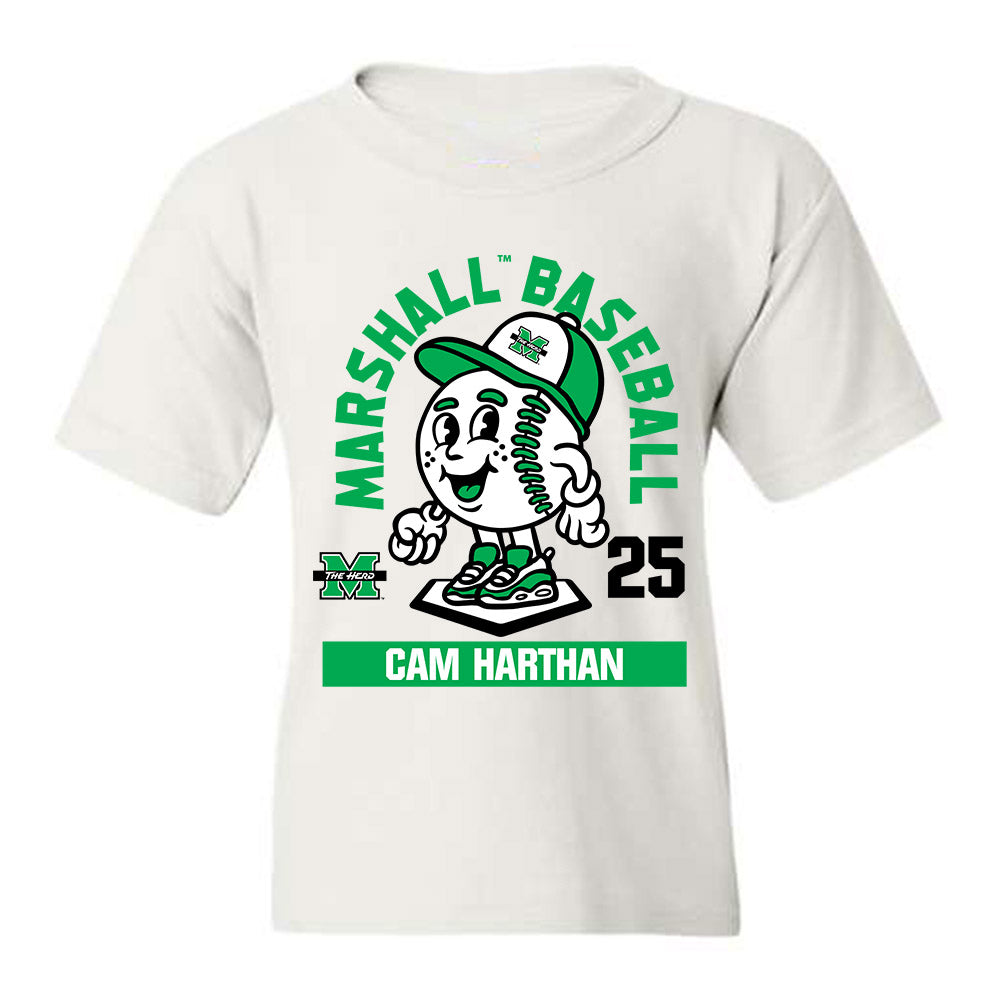 Marshall - NCAA Baseball : Cam Harthan - Youth T-Shirt Fashion Shersey
