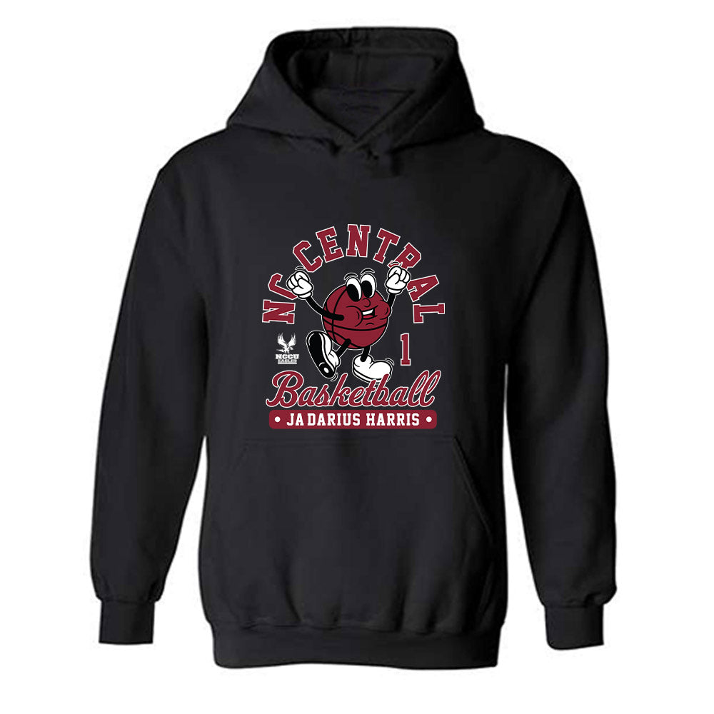 NCCU - NCAA Men's Basketball : Ja'darius Harris - Hooded Sweatshirt Fashion Shersey