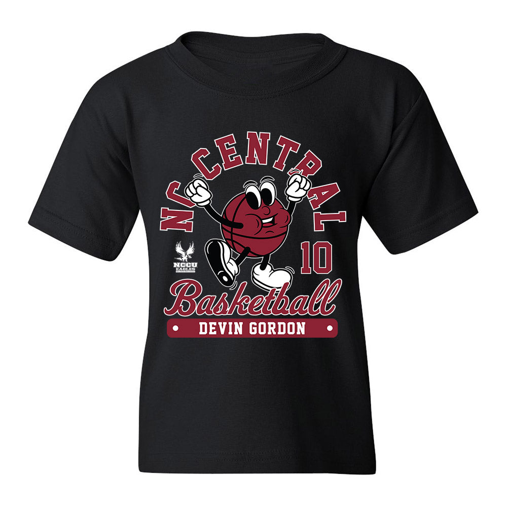 NCCU - NCAA Men's Basketball : Devin Gordon - Youth T-Shirt Fashion Shersey