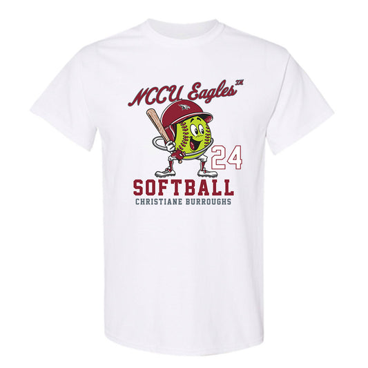 NCCU - NCAA Softball : Christiane Burroughs - T-Shirt Fashion Shersey