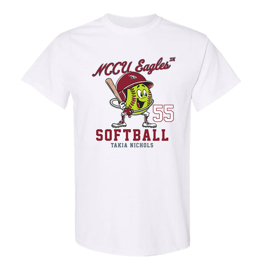 NCCU - NCAA Softball : Takia Nichols - T-Shirt Fashion Shersey
