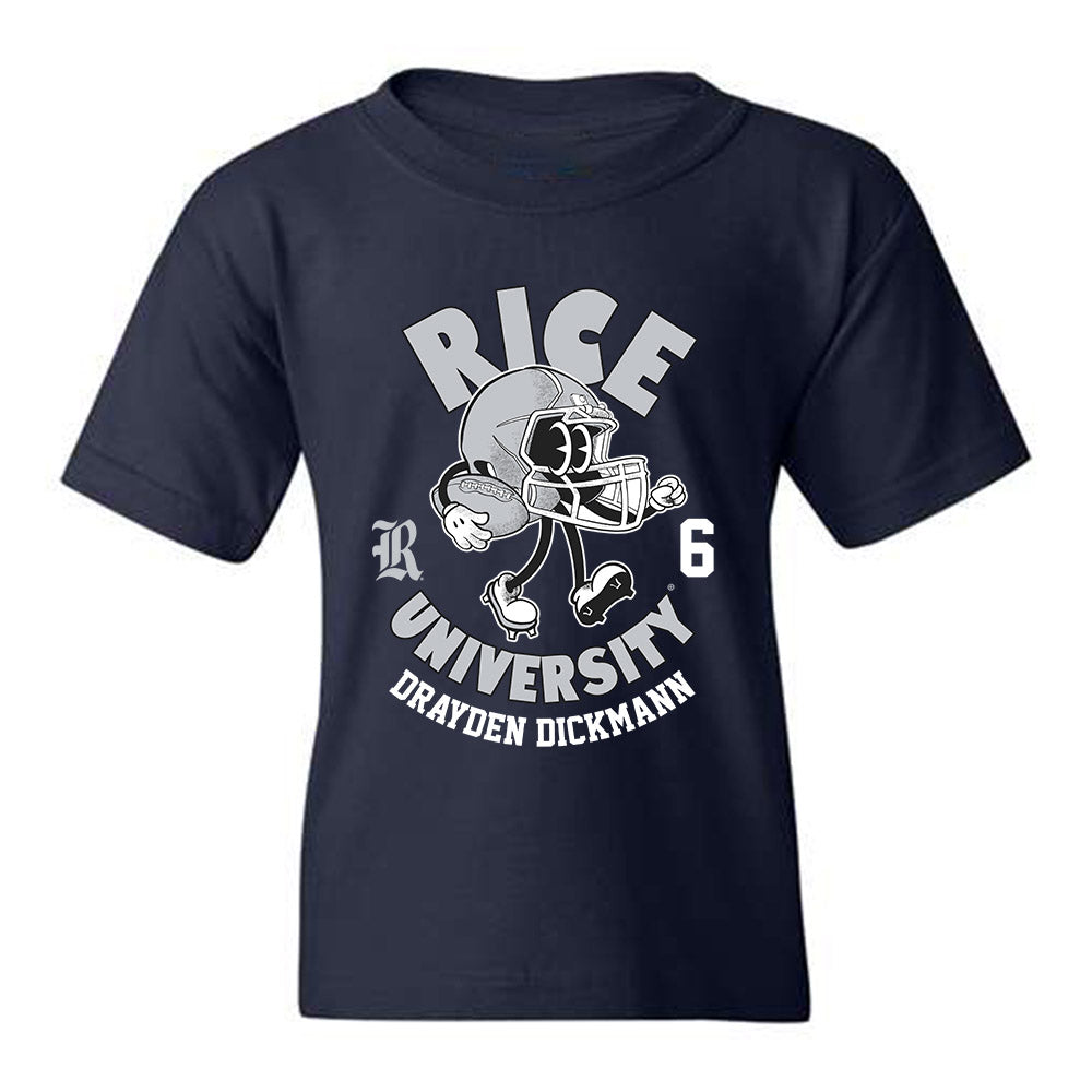 Rice - NCAA Football : Drayden Dickmann - Youth T-Shirt Fashion Shersey