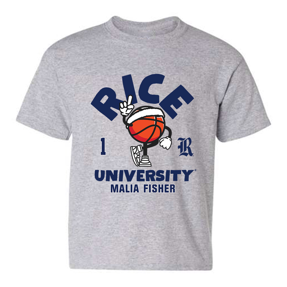 Rice - NCAA Women's Basketball : Malia Fisher - Youth T-Shirt Fashion Shersey