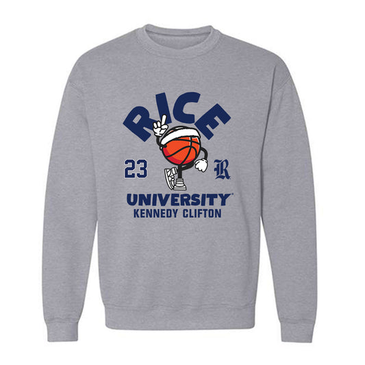 Rice - NCAA Women's Basketball : Kennedy Clifton - Crewneck Sweatshirt Fashion Shersey