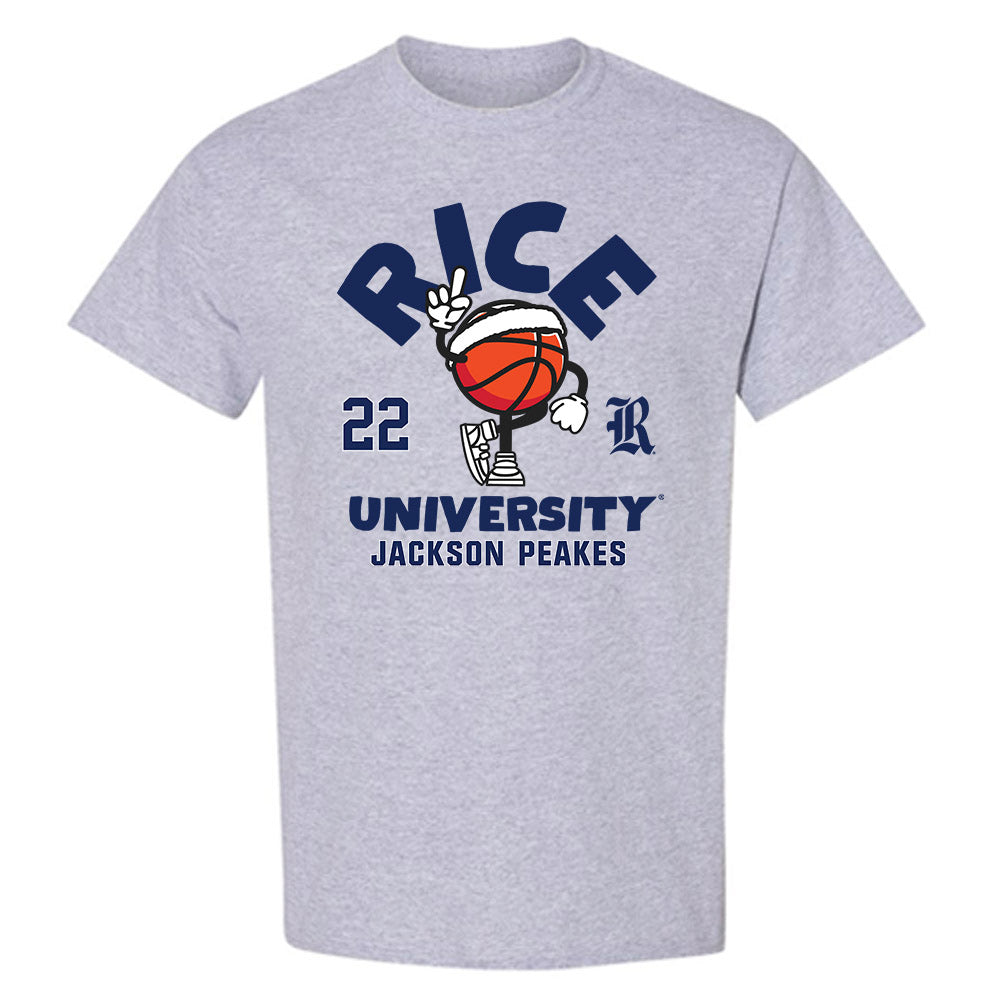 Rice - NCAA Men's Basketball : Jackson Peakes - T-Shirt Fashion Shersey