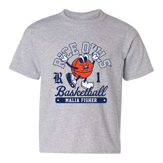 Rice - NCAA Women's Basketball : Malia Fisher - Youth T-Shirt Fashion Shersey