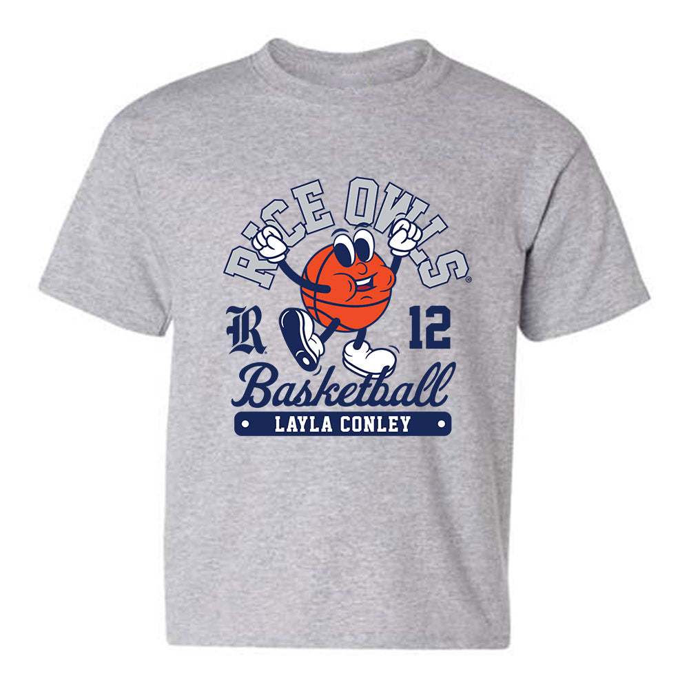 Rice - NCAA Women's Basketball : Layla Conley - Youth T-Shirt Fashion Shersey