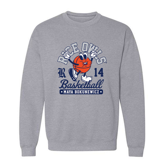 Rice - NCAA Women's Basketball : Maya Bokunewicz - Crewneck Sweatshirt Fashion Shersey