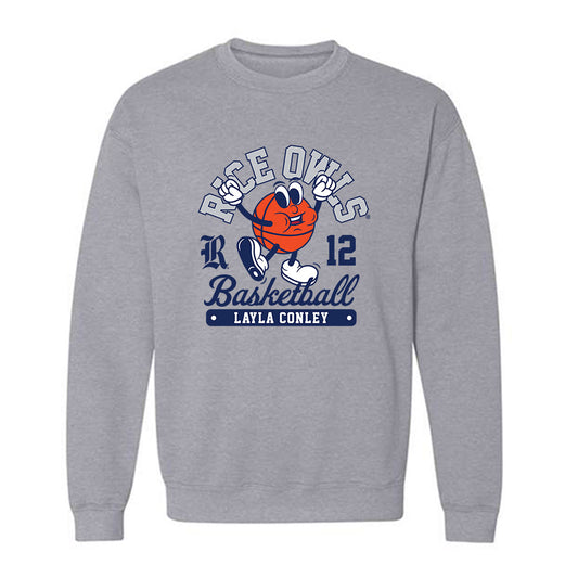 Rice - NCAA Women's Basketball : Layla Conley - Crewneck Sweatshirt Fashion Shersey