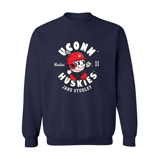 UConn - NCAA Baseball : Jake Studley - Crewneck Sweatshirt Fashion Shersey