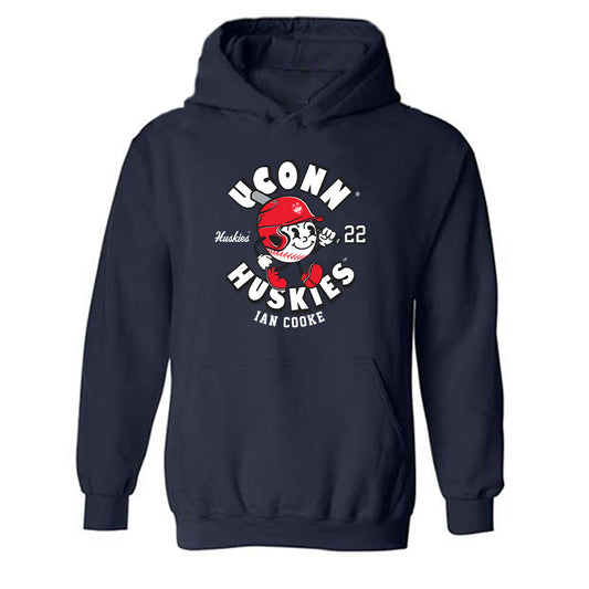 UConn - NCAA Baseball : Ian Cooke - Hooded Sweatshirt Fashion Shersey