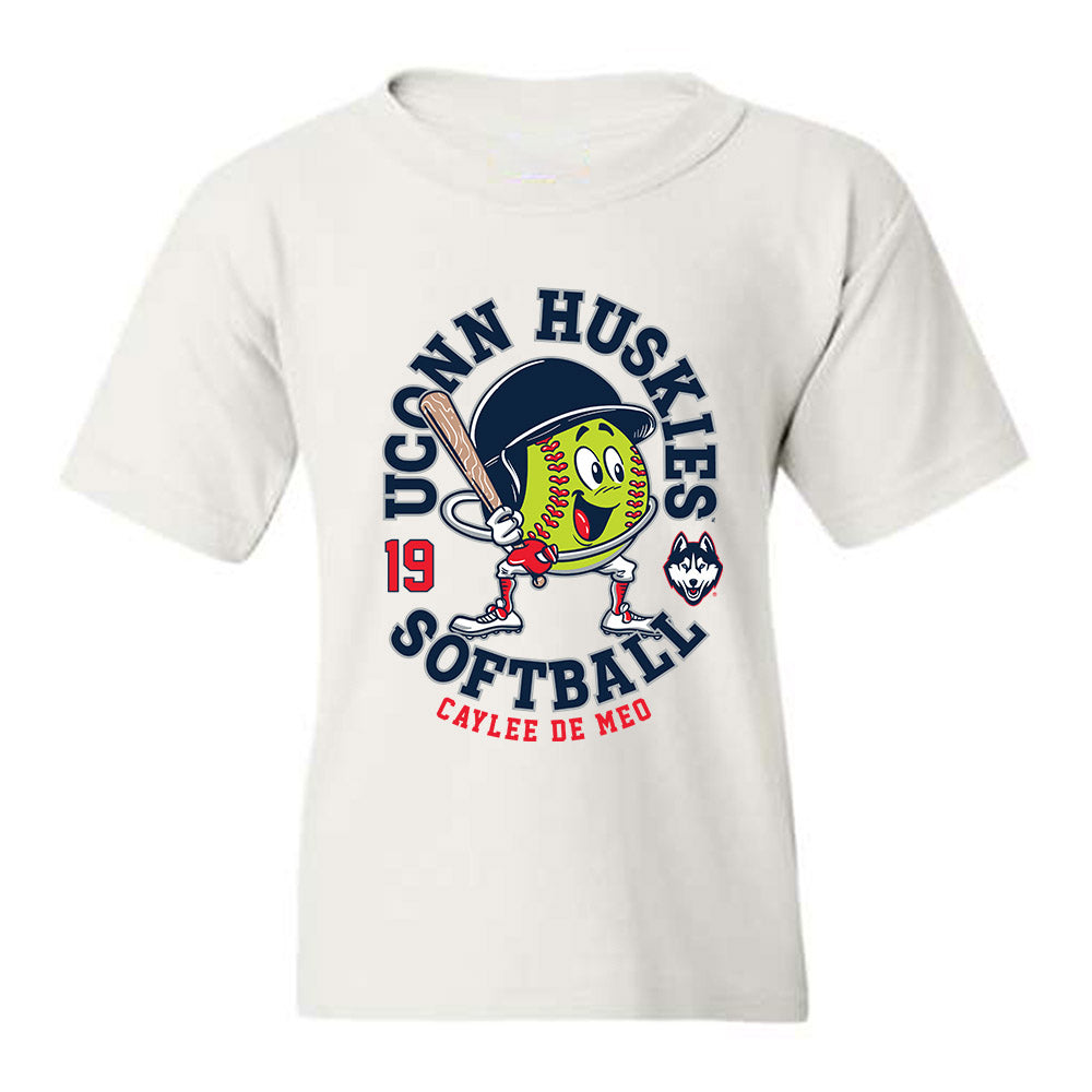 UConn - NCAA Softball : Caylee De Meo - Youth T-Shirt Fashion Shersey