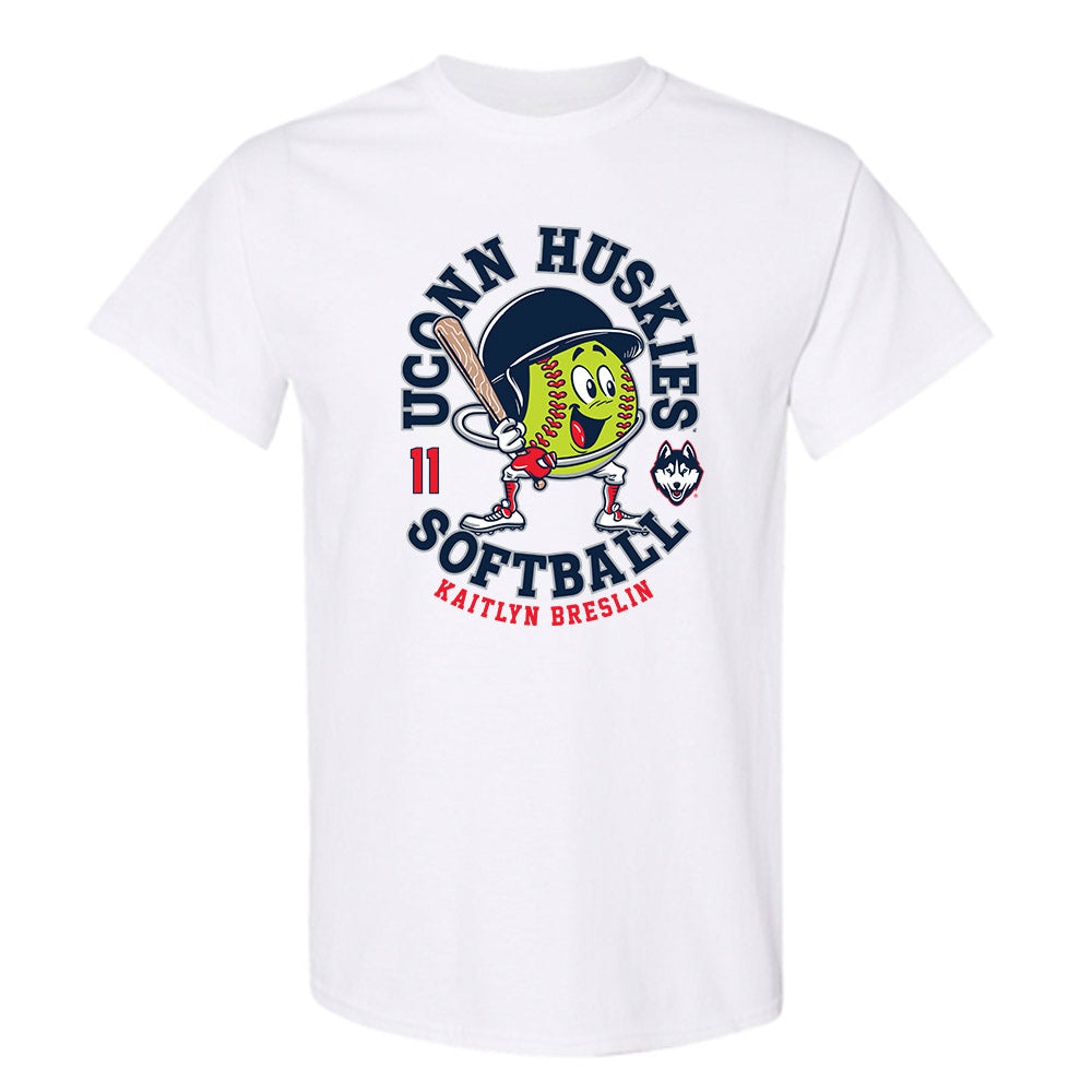 UConn - NCAA Softball : Kaitlyn Breslin - T-Shirt Fashion Shersey