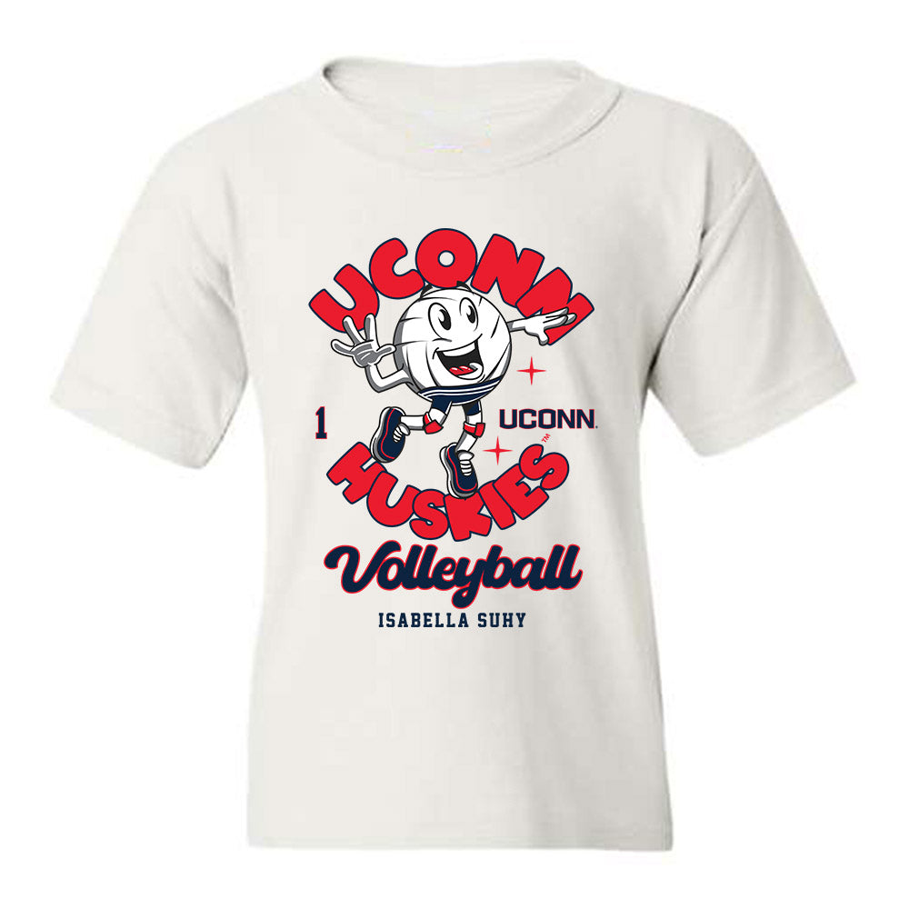 UConn - NCAA Women's Volleyball : Isabella Suhy - Youth T-Shirt Fashion Shersey