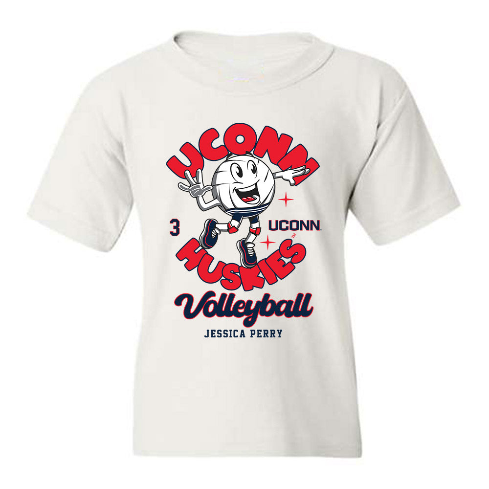 UConn - NCAA Women's Volleyball : Jessica Perry - Youth T-Shirt Fashion Shersey