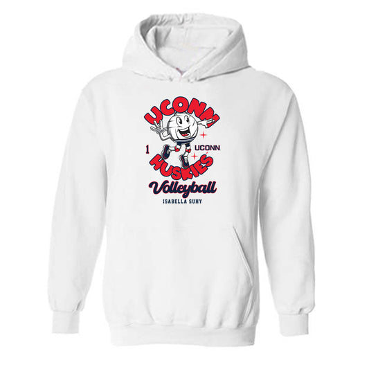 UConn - NCAA Women's Volleyball : Isabella Suhy - Hooded Sweatshirt Fashion Shersey