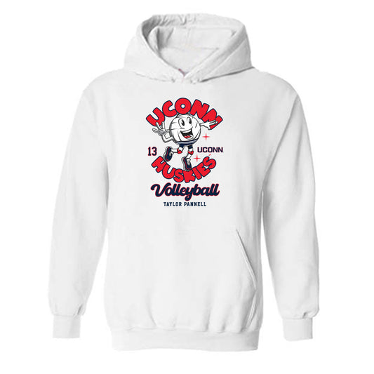 UConn - NCAA Women's Volleyball : Taylor Pannell - Hooded Sweatshirt Fashion Shersey