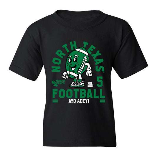 North Texas - NCAA Football : Ayo Adeyi - Fashion Shersey Youth T-Shirt