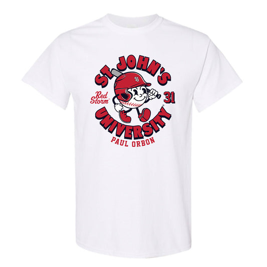 St. Johns - NCAA Baseball : Paul Orbon - Short Sleeve T-Shirt