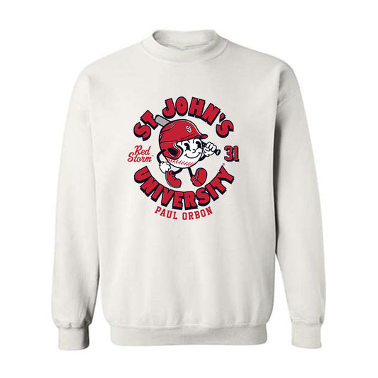 St. Johns - NCAA Baseball : Paul Orbon - Crewneck Sweatshirt Fashion Shersey