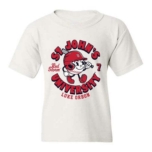 St. Johns - NCAA Baseball : Luke Orbon - Youth T-Shirt Fashion Shersey
