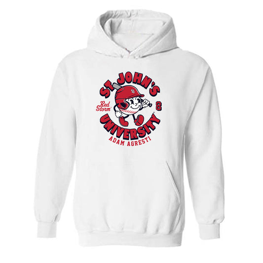 St. Johns - NCAA Baseball : Adam Agresti - Hooded Sweatshirt Fashion Shersey