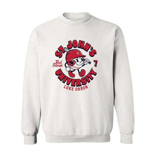 St. Johns - NCAA Baseball : Luke Orbon - Crewneck Sweatshirt Fashion Shersey