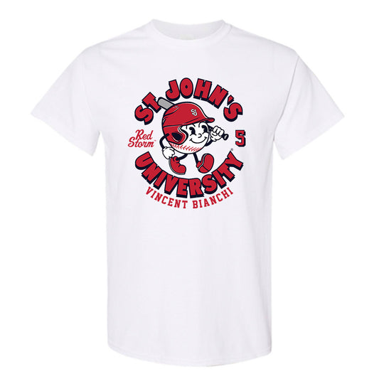 St. Johns - NCAA Baseball : Vincent Bianchi - Short Sleeve T-Shirt