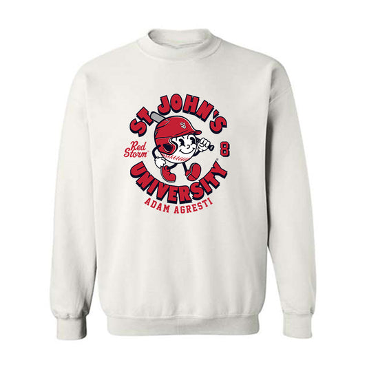 St. Johns - NCAA Baseball : Adam Agresti - Crewneck Sweatshirt Fashion Shersey