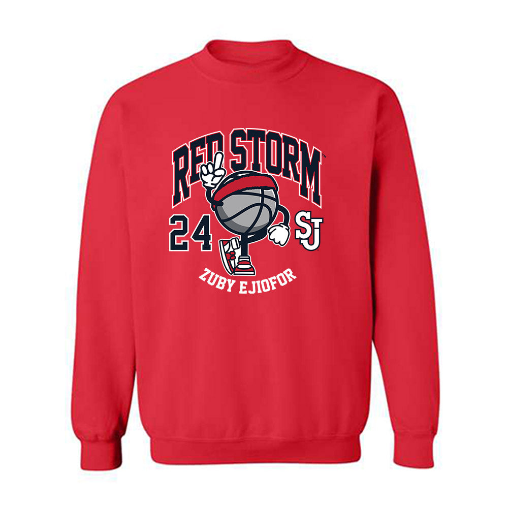 St. Johns - NCAA Men's Basketball : Zuby Ejiofor - Crewneck Sweatshirt Fashion Shersey