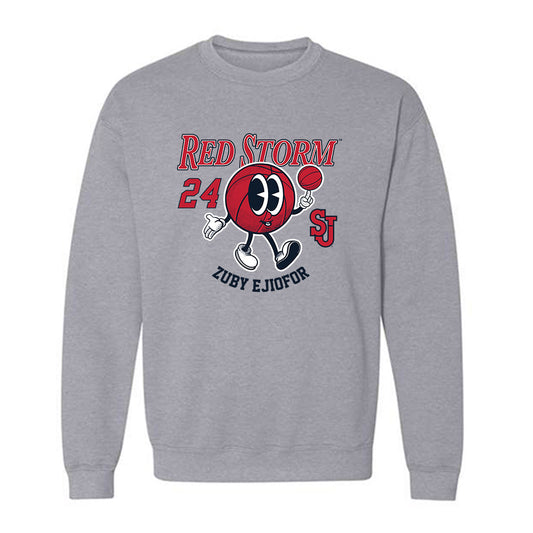 St. Johns - NCAA Men's Basketball : Zuby Ejiofor - Crewneck Sweatshirt Fashion Shersey