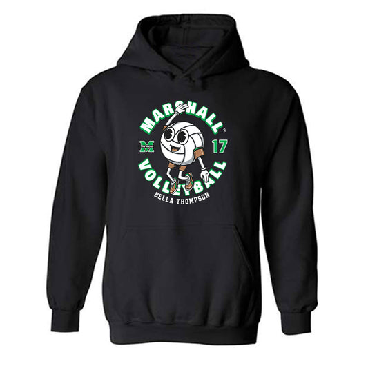 Marshall - NCAA Women's Volleyball : Bella Thompson - Fashion Shersey Hooded Sweatshirt