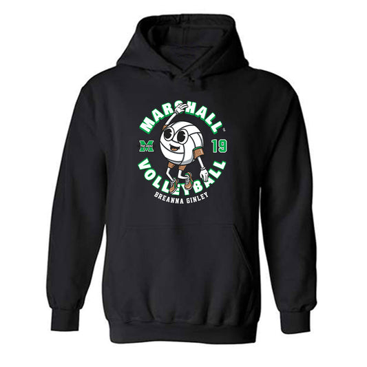 Marshall - NCAA Women's Volleyball : Breanna Ginley - Fashion Shersey Hooded Sweatshirt