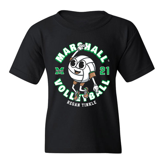 Marshall - NCAA Women's Volleyball : Regan Tinkle - Fashion Shersey Youth T-Shirt