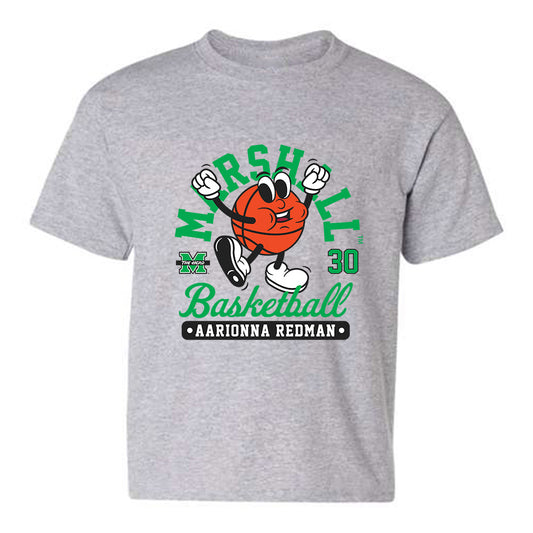 Marshall - NCAA Women's Basketball : Aarionna Redman - Youth T-Shirt Fashion Shersey