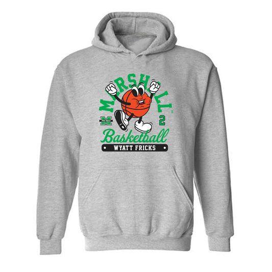 Marshall - NCAA Men's Basketball : Wyatt Fricks - Hooded Sweatshirt Fashion Shersey