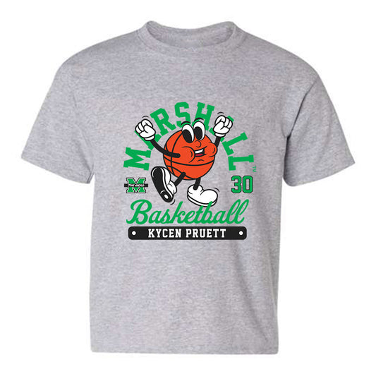 Marshall - NCAA Men's Basketball : Kycen Pruett - Youth T-Shirt Fashion Shersey