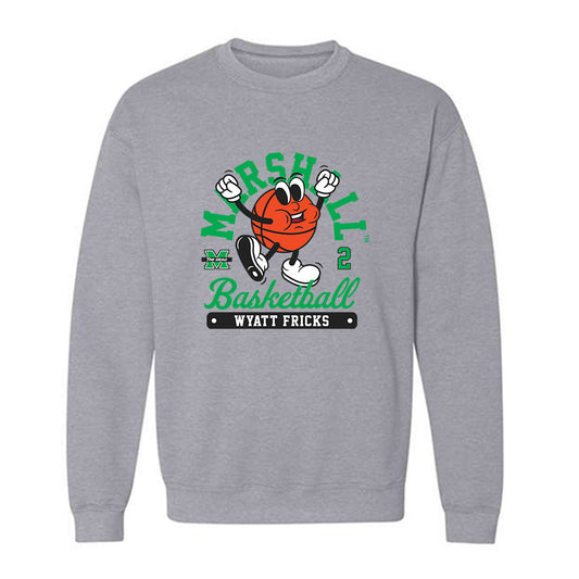 Marshall - NCAA Men's Basketball : Wyatt Fricks - Crewneck Sweatshirt Fashion Shersey